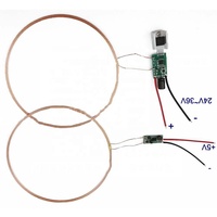 Taidacent 40 ~ 100mm Longue Distance 5V 1A Alimentation À Courant Élevé XKT801-23 Bobine D'induction Chargeur Plaque De Recharge Sans Fil