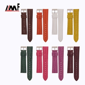 Customized More Color Calf <b>Embossed</b> Alligator Grain Pattern Leather Watch Strap Multi Size Eco-Friendly Alligator Wrist Straps - Product Image 4