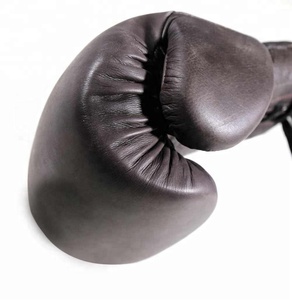 Gants de boxe professionnels en cuir véritable, lacets personnalisés de haute qualité, gants de boxe personnalisés - Product Image 5