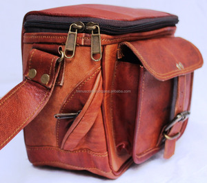 Handmade da chính hãng Sling máy ảnh Satchel DSLR & SLR cổ điển phong cách cổ điển Vai Messenger túi kỹ thuật số máy ảnh bảo vệ - Product Image 3