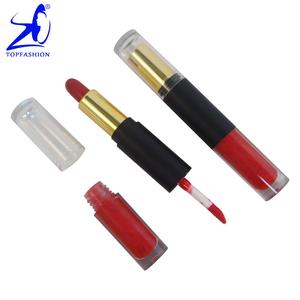 ลิปสติกและลิปกลอสแบบ 2 in 1 หัวคู่ รูปทรงกลม ให้ความชุ่มชื้น - Product Image 1