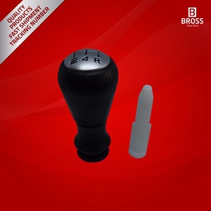 BSP659-Adaptador de perilla de palanca de cambios de 5 velocidades, color negro cromado para 2403AP - Product Image 3
