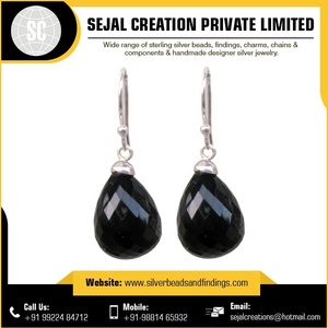 Wholesale 925 Silver Gemstone Earrings 24K Gold Plated Fine Stud Jewelry for Women Dubai INDIAN SELLER SUPPLIER - Product Image 5