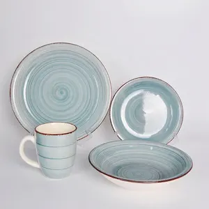 Ceramic luxurious plates sets dinnerware and dinner ware