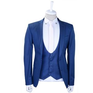 Costume de mariage pas cher Costumes pour hommes Affaires Formel Classique Tissu Tissé en Viscose et Pollyester - Product Image 1