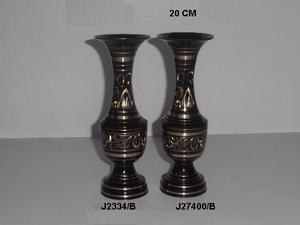 Vases traditionnels indiens de peinture dorée, pièces, en laiton moulé, peut être limés dans les autres finitions - Product Image 5