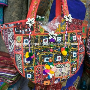 Sac à main pour femme, sac à bandoulière, tissu vintage écologique, multicolores - Product Image 2