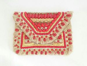Banjara de mano Vintage con borla, monedero Vintage, bolso de mano - Product Image 3