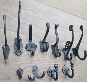 Comprar al por mayor: Gancho de pared retro vintage de hierro fundido con números del 1 al 9 para sombreros y abrigos, gancho para abrigos, gancho de pared, gancho de barra para toallas en negro antiguo. - Product Image 3