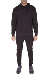 Pantalon moulant pour hommes, 2 pièces, côtelé sur la tête, tenue de jogging à capuche - Product Image 2