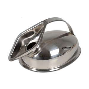 Urinoir Femme Creux Marchandises Creuses Hôpital Médical Urinoir Femme Acier Inoxydable Urinoir femelle de haute qualité Mahersi - Product Image 6