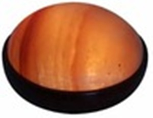 Sian Enterprises Masajeador corporal de baño de sal de roca del Himalaya en forma de corazón Producto artesanal totalmente natural - Product Image 5