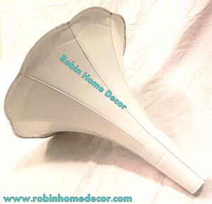 Phonographe de gramophone de couleur blanche avec haut-parleur de klaxon en acier turquoise pour l'utilisation et la décoration de PC à la maison - Product Image 4