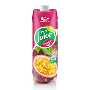 1L 박스 NFC 제조업체 음료 신선한 열정 과일 주스 음료 도매상 건강에 좋은 맛 과일 음료