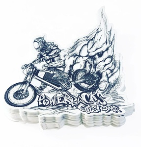 Pegatinas de vinilo troqueladas personalizadas de la mejor calidad, duraderas, impermeables, decorativas, para exteriores, con estampado UV - Product Image 3