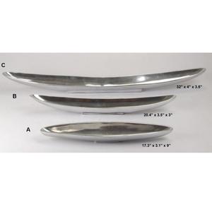 Antiqued Metal <b>Serving</b> Tray <b>Set</b> Modern 3 Different Sizes Shapes Home Restaurant Kitchen Accessories Decorative tray - Product Image 1