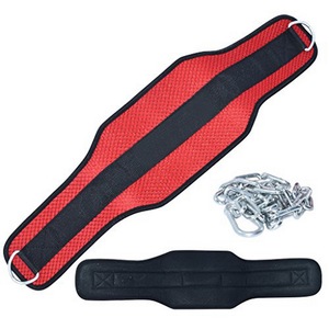 GAF HEIGHTLIFTING HEAVY DUTY CONFORTABLE COURROIE DE CHAÎNE EN ACIER DIP pour DIPS et PULL UPS GEL WRAPS AVEC CHAÎNE FITS - Product Image 1