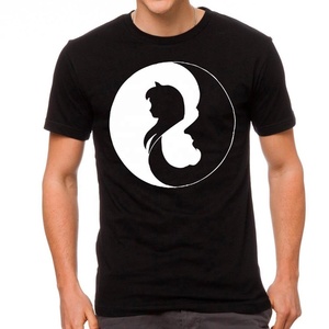 เสื้อยืดคอตตอนสำหรับผู้ชายเสื้อยืดคอตตอน100% สำหรับผู้ชายเสื้อยืดลำลองพิมพ์ลายผ้าไหมสกรีน - Product Image 3