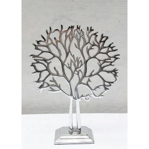 Sculpture d'arbre en aluminium pour la décoration de la maison et de mariage, sculpture de table moderne et écologique - Best-seller - Product Image 2