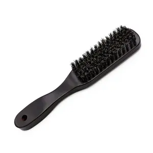 Professionale nero setole di cinghiale in legno spazzola di capelli naturale