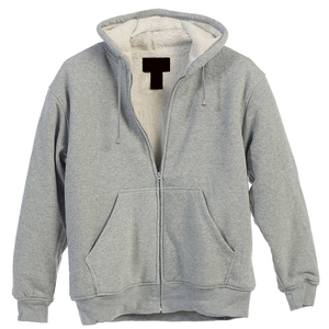 Sudadera con capucha para hombre y mujer, de algodón, personalizada, top corto de gran tamaño con cremallera completa, ropa de calle para niños, Sudadera con capucha heavy azul en blanco - Product Image 6