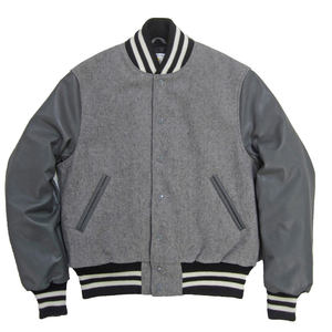 Chaqueta de cuero de béisbol Varsity para hombre Letterman School College University Sportswear Adultos - Product Image 1