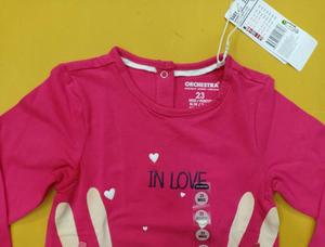 เสื้อผ้าสำเร็จรูปป้ายยี่ห้อ Surplus ของเด็กผู้หญิง,เสื้อบังคลาเทศผ้าฝ้ายคอกลมพิมพ์ลายแขนยาวลายทางสำหรับเด็กผู้หญิง - Product Image 2