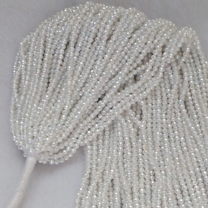 Perlas redondas blancas, 2-3mm, fabricación y suministro de piedras, venta al por mayor - Product Image 6