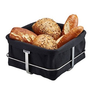 Cesta de Pan Cuadrada Decorativa para el Hogar, de Alambre Galvanizado, con Recubrimiento en Polvo, para Decoración del Hogar y la Cocina - Product Image 4