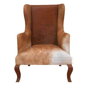 Muebles de cuero auténtico para sala de estar, muebles hechos de fabricantes de muebles reales - Product Image 1