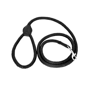 Classique marron DD Eco cuir chien laisse solide motif laiton mousqueton fort confortable Durable-approvisionnement du fabricant indien - Product Image 3