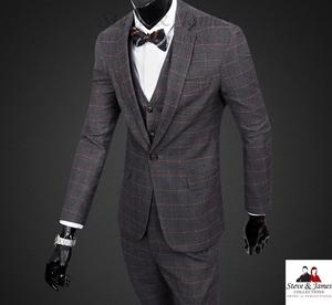 Costumes sur mesure de qualité supérieure pour hommes de Steve & James - Product Image 5