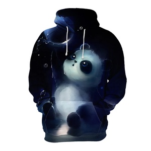 Pull à capuche en polyester de haute qualité pour hommes Street Wear Fashion All-Over Sublimation Print Embroidered Logo Plus Size OEM - Product Image 1