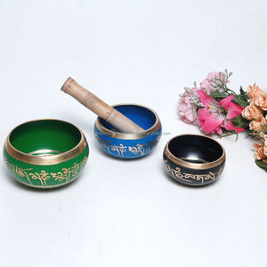 Bol de chant tibétain en métal, de haute qualité, pour chant chantant, - Product Image 3