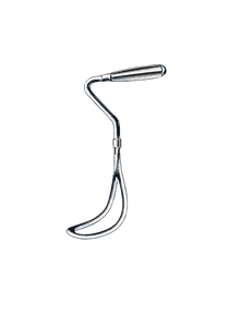 Extracteur de tête manuel sans mur Pince obstétrique en acier inoxydable de haute qualité 25.5 cm Instruments chirurgicaux Mahersi - Product Image 2