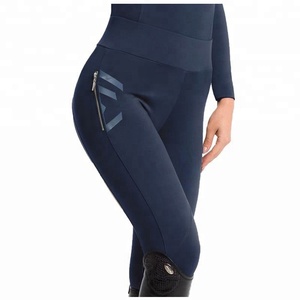 Custom Size <b>Leather</b> Equestrian Breeches Wholesale Price Silicon Riding Tights Manufactured by Supplier - Product Image 5