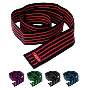 Rodilleras de nailon elásticas al por mayor vendajes de algodón suave para levantamiento de pesas - Product Image 4