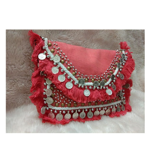 Indian Modern Bohemian Summer Embroidery Designer Handmade <b>Beaded</b> Messenger Bags Light Weight <b>Large</b> Capacity Women Evening Bags - Product Image 5