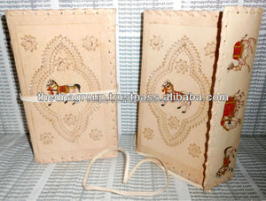 Wholesale Handmade <b>leather</b> A4 size <b>diaries</b> - Product Image 2