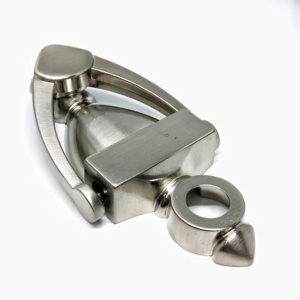 Accesorio de puerta de 4 pulgadas cepillado níquel aldaba de puerta - Product Image 5