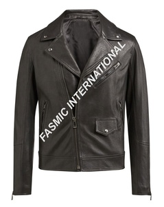 Más nuevo diseño caliente de los hombres de cuero de gamuza chaqueta - Product Image 3