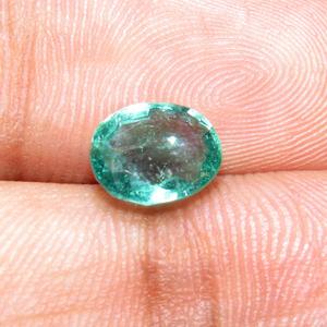 Piedra preciosa suelta cabujón ovalado facetado corte Rosa verde esmeralda zambiana certificada IGI al por mayor para la fabricación de joyas - Product Image 3