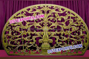 Marcos de pared con diseño de flores para escenario de boda, decoración de pared trasera con diseño de flores para escenario, Estados Unidos, Asia - Product Image 3