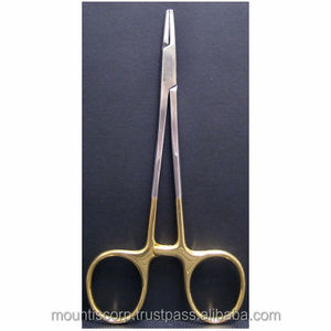 Porte-aiguilles manuel Hegar-Baumgartner TC 13/14 cm en acier inoxydable avec inserts en carbure de tungstène, certifié CE Classe II, garantie 1 an - Product Image 3