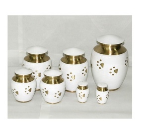 Offre Spéciale Pas Cher Prix Exclusif Designer Blanc Pet Urnes de Crémation Pour Cendres d'animaux - Product Image 1