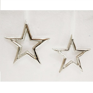 Décoration d'ornement d'arbre d'étoile suspendue de Noël brillant de haute qualité du fabricant fiable pour un usage domestique - Product Image 1