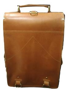 กระเป๋าเดินทางหนังแท้ทุกเพศมีสไตล์กระเป๋าเป้สะพายหลังลายเรขาคณิตดีไซน์ไปข้างหน้าแฟชั่น - Product Image 4