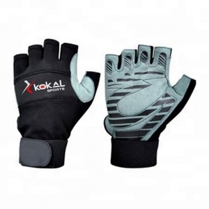 Mitad de dedo de levantamiento de pesas guantes de gimnasio - Product Image 1