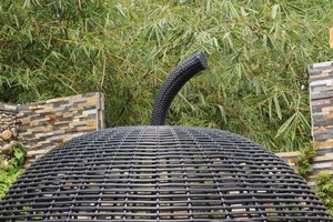 Rotin synthétique Pomme Forme Transat Pour Jardin Extérieur Piscine - Product Image 6