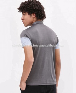 T-shirt polo de haute qualité pour hommes Service OEM Vente en gros de vêtements en jersey à manches courtes en coton Pima uni - Product Image 4